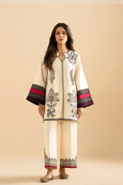 Printed Co-Ord Set 110 | Women’s 2-Piece Suit in Crepe Fabric