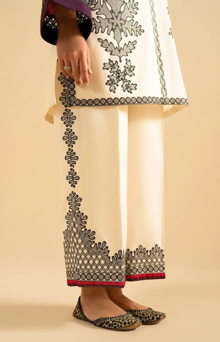 Printed Co-Ord Set 110 | Women’s 2-Piece Suit in Crepe Fabric