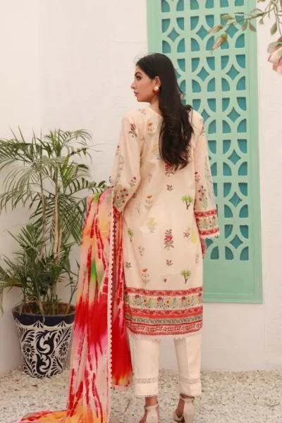 Norah Urbane Lawn Collection Vol-01 2025 – Women’s Digital Printed Lawn Outfit Back